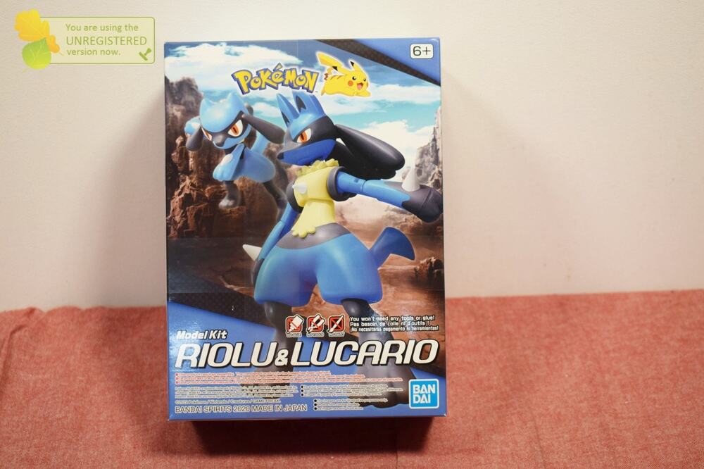 Bandai Pokemon Riolu and Lucario Model Kit